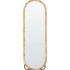 MONTOT - Staande spiegel - Naturel - Rotan