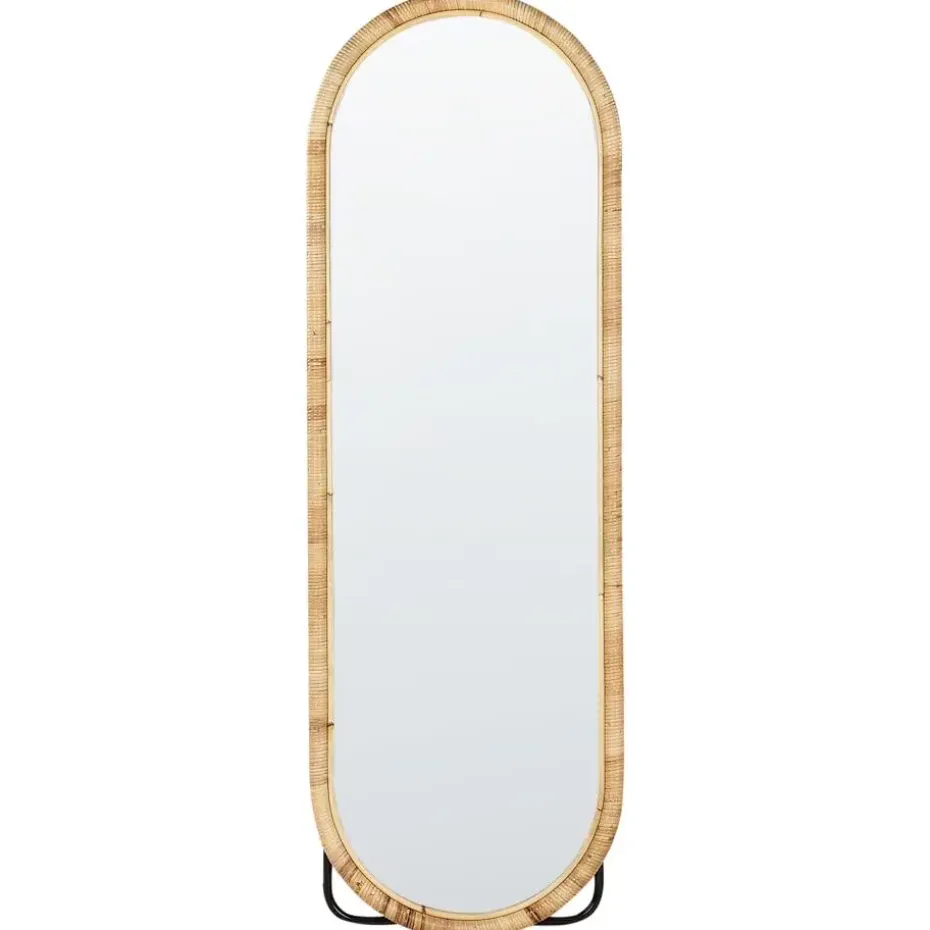 MONTOT - Staande spiegel - Naturel - Rotan