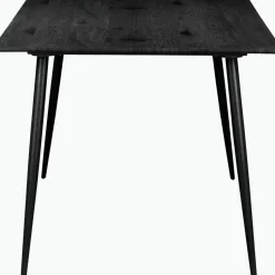 Monza - Eettafel 120x80 cm 6 zitplaatsen zwart hout look