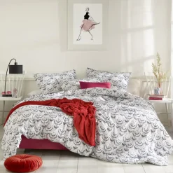 Moodit Dekbedovertrek Odil Mia - Hotelmaat - 260 x 240 cm - Katoen