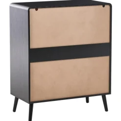 MOURA - Ladekast 4 lades - Zwart - MDF