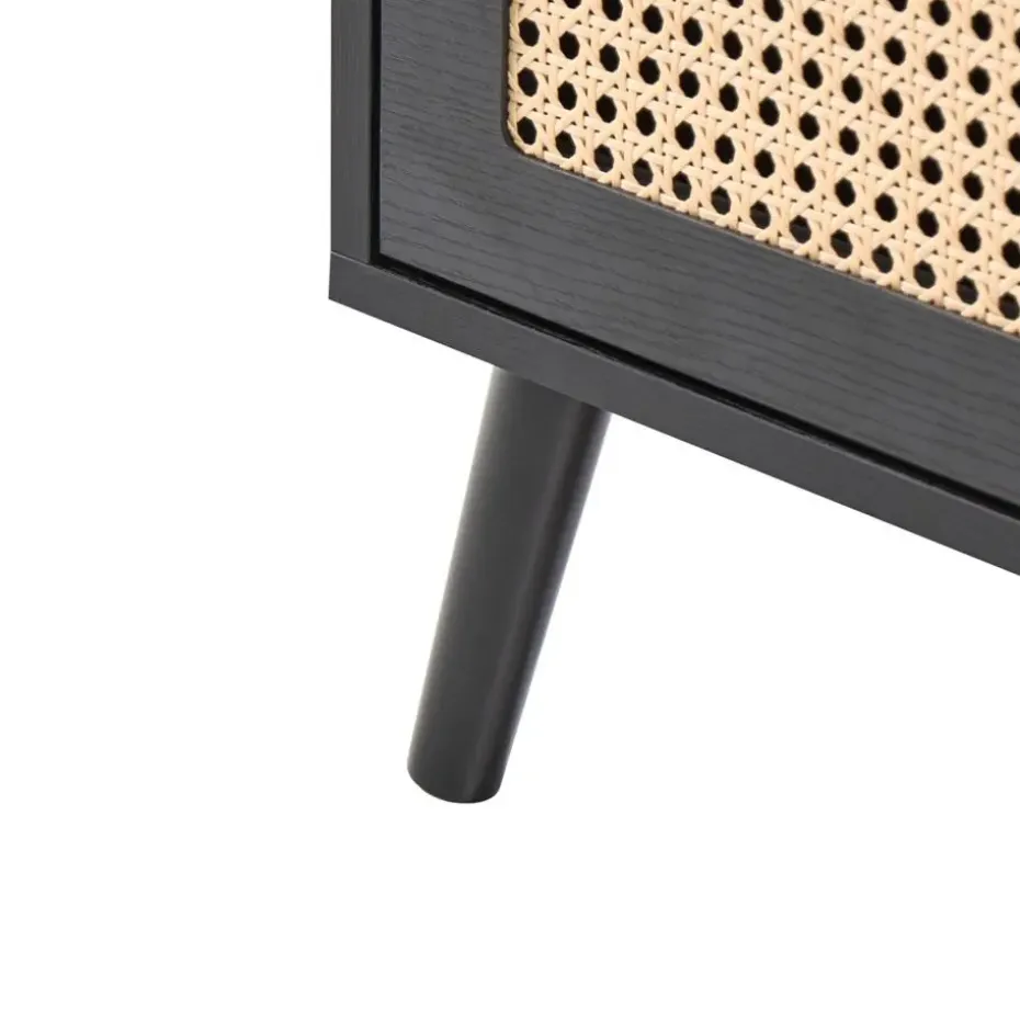 MOURA - Ladekast 6 lades - Zwart - MDF