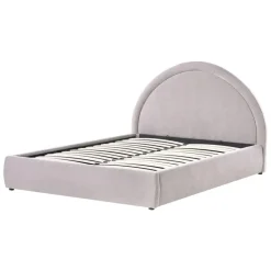 MOUZON - Bed met opbergruimte - Beige - 140 x 200 cm - Stof