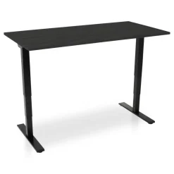 MRC COMFORT elektrisch ARBO zit-sta bureau - 160x80cm - zwart eiken