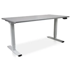 MRC COMFORT elektrisch ARBO zit-sta bureau - 180x80cm - wit - grijs
