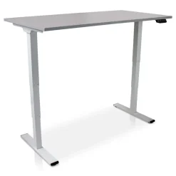 MRC COMFORT elektrisch ARBO zit-sta bureau - 180x80cm - wit - grijs