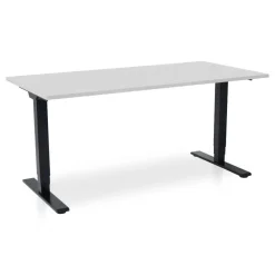 MRC COMFORT elektrisch zit sta bureau - 160x80 - grijs
