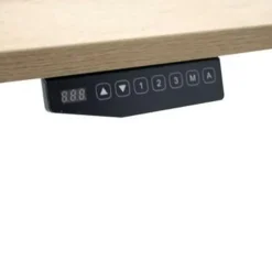 MRC COMFORT elektrisch zit sta bureau - 160x80 - robuust eiken