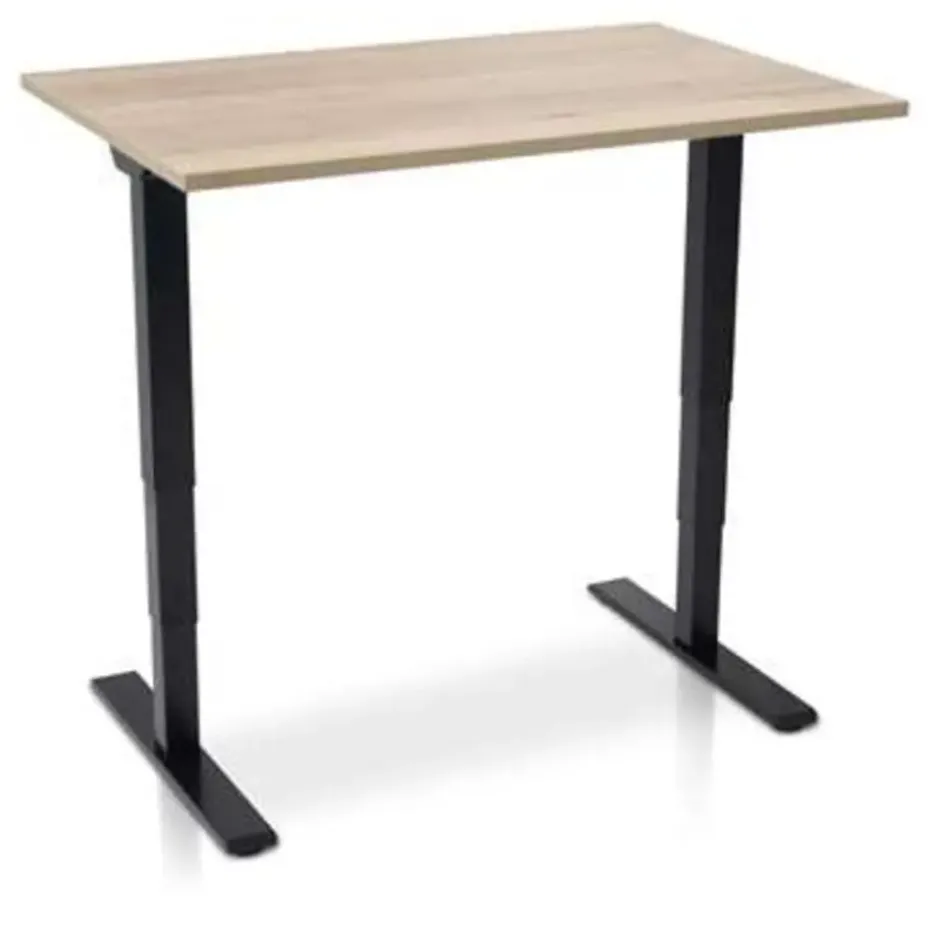 MRC COMFORT elektrisch zit sta bureau - 140x80 - robuust eiken