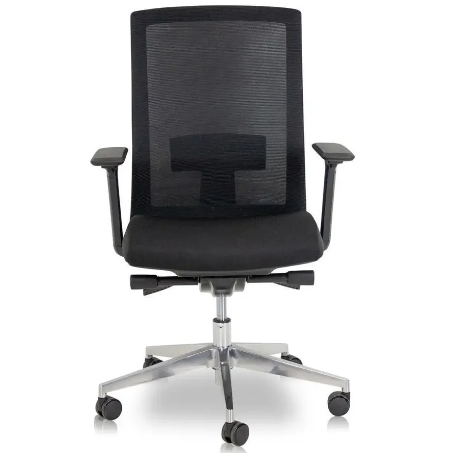 MRC COMFORT Set - Zit-sta bureau + stoel - 160x80 - midden eiken