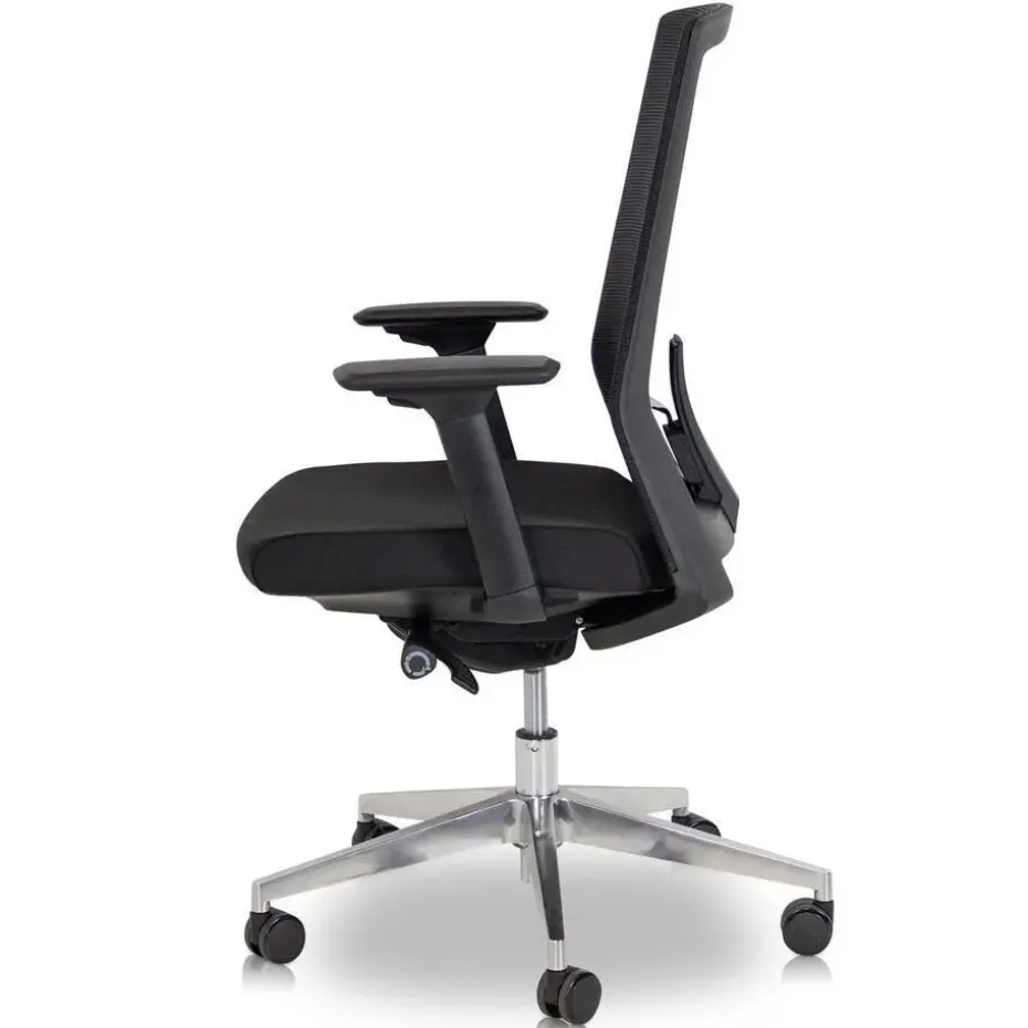 MRC COMFORT Set - Zit-sta bureau + stoel - 160x80 - midden eiken