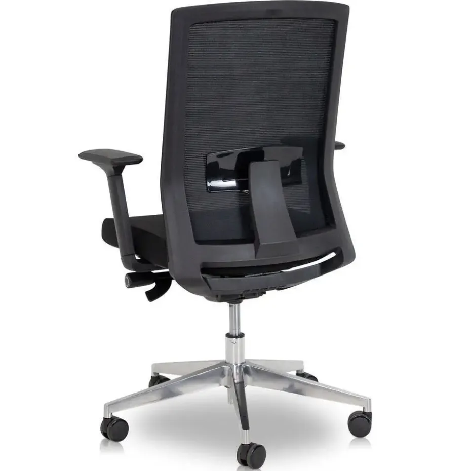 MRC COMFORT Set - Zit-sta bureau + stoel - 160x80 - midden eiken