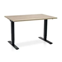 MRC COMFORT Set - Zit-sta bureau + stoel - 140x80 - robuust eiken