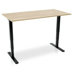 MRC COMFORT Set - Zit-sta bureau + stoel - 160x80 - robuust eiken