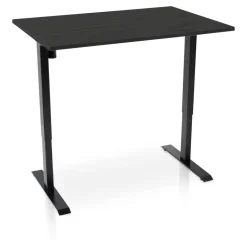MRC EASY elektrisch ARBO zit-sta bureau - 120x80cm - zwart - zwart eiken