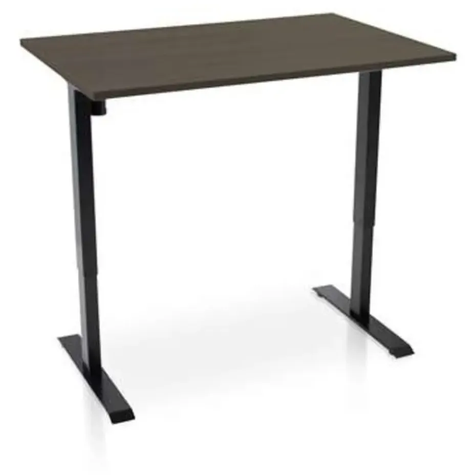MRC EASY elektrisch ARBO zit-sta bureau - 120x80 cm - bruin eiken
