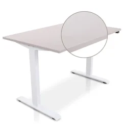 MRC EASY Zit-Sta Bureau – Elektrisch Verstelbaar – 140x80 cm – Blad Sand Grey