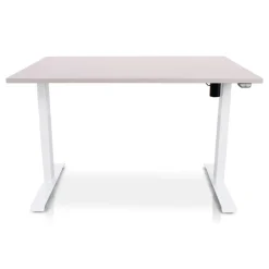 MRC EASY Zit-Sta Bureau – Elektrisch Verstelbaar – 140x80 cm – Blad Sand Grey