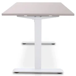 MRC EASY Zit-Sta Bureau – Elektrisch Verstelbaar – 140x80 cm – Blad Sand Grey