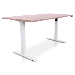 MRC EASY Zit-Sta Bureau – Elektrisch Verstelbaar – 160x80 cm – Blad Dusty Rose