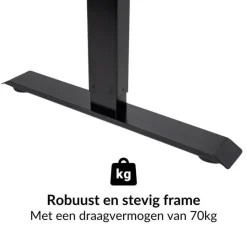 MRC EASY Zit-Sta Bureau – Elektrisch Verstelbaar – 120x80 cm – Blad Forest Green