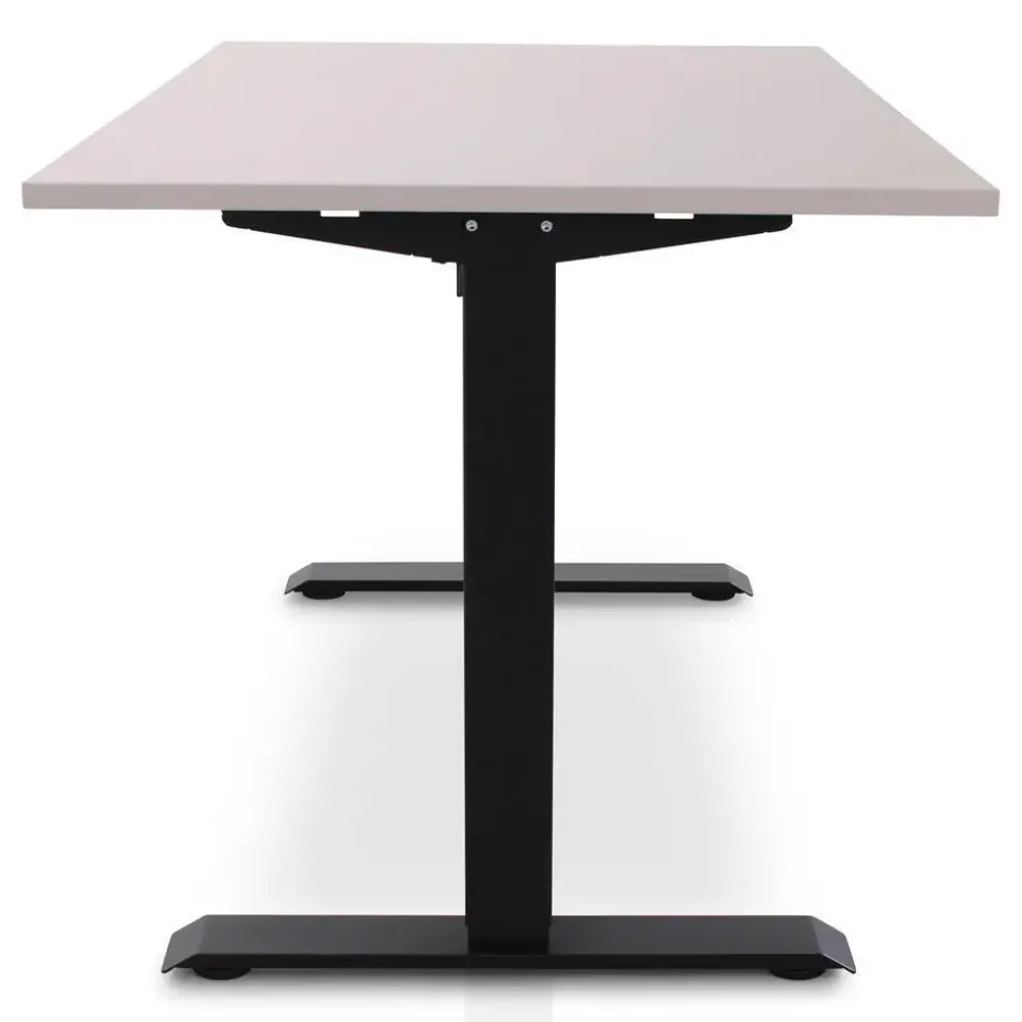 MRC EASY Zit-Sta Bureau – Elektrisch Verstelbaar – 120x80 cm – Blad Sand Grey