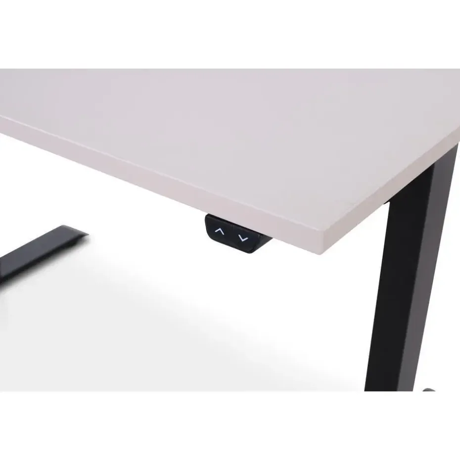 MRC EASY Zit-Sta Bureau – Elektrisch Verstelbaar – 120x80 cm – Blad Sand Grey