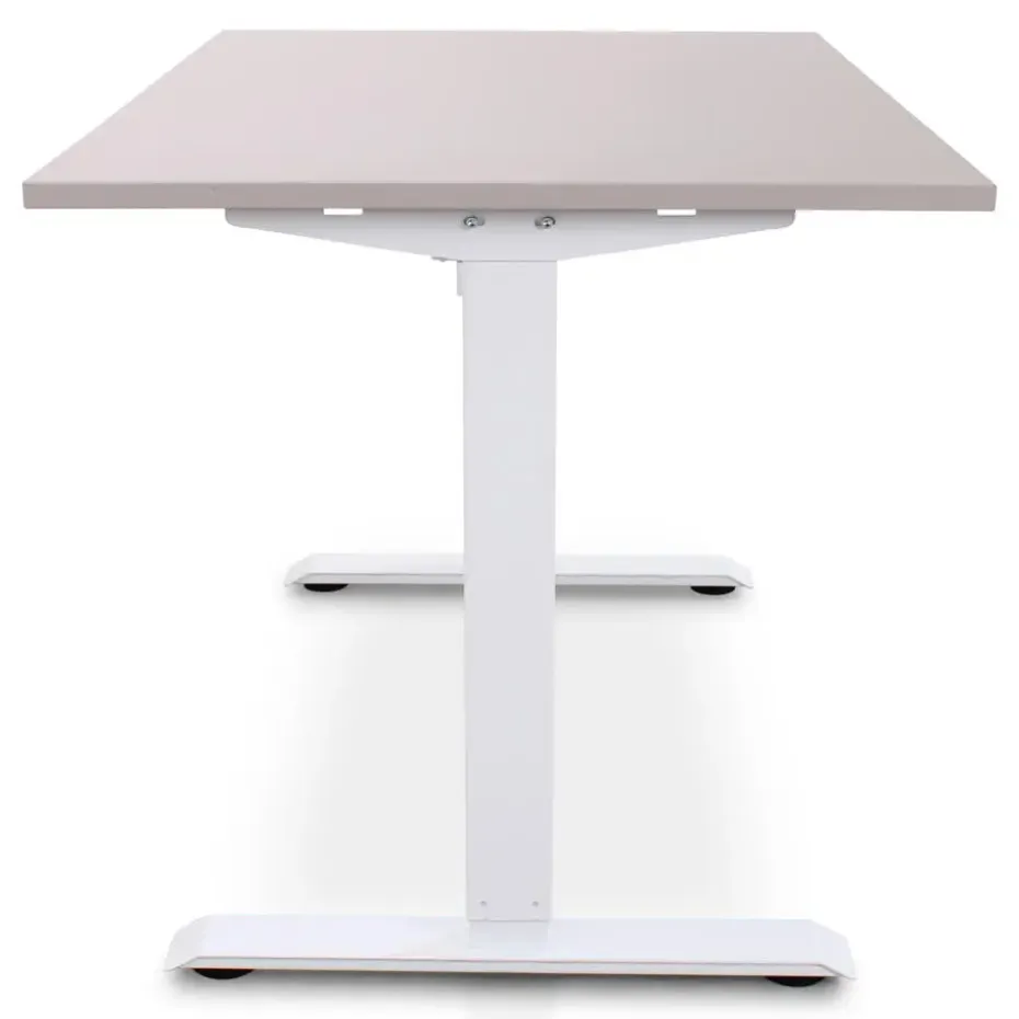 MRC EASY Zit-Sta Bureau – Elektrisch Verstelbaar – 120x80 cm – Blad Sand Grey