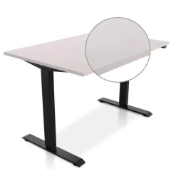 MRC EASY Zit-Sta Bureau – Elektrisch Verstelbaar – 140x80 cm – Blad Sand Grey
