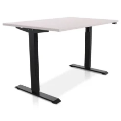 MRC EASY Zit-Sta Bureau – Elektrisch Verstelbaar – 140x80 cm – Blad Sand Grey