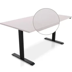 MRC EASY Zit-Sta Bureau – Elektrisch Verstelbaar – 160x80 cm – Blad Sand Grey