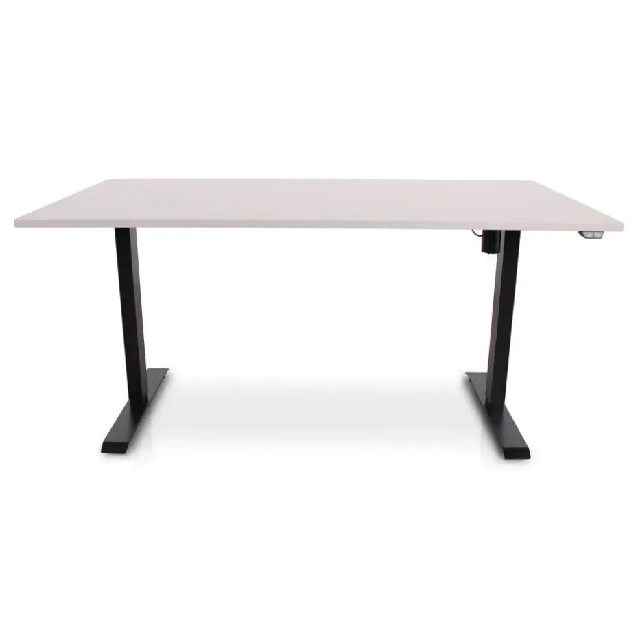 MRC EASY Zit-Sta Bureau – Elektrisch Verstelbaar – 160x80 cm – Blad Sand Grey
