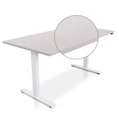 MRC EASY Zit-Sta Bureau – Elektrisch Verstelbaar – 160x80 cm – Blad Sand Grey