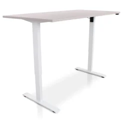 MRC EASY Zit-Sta Bureau – Elektrisch Verstelbaar – 160x80 cm – Blad Sand Grey