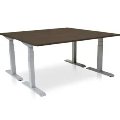 MRC PRO elektrisch ARBO zit-sta bureau - 180x80 cm - bruin eiken