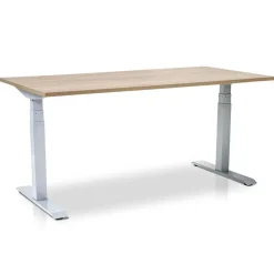 MRC PRO elektrisch ARBO zit-sta bureau - 180x80 cm - midden eiken