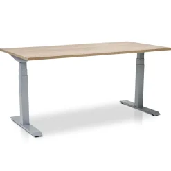 MRC PRO elektrisch ARBO zit-sta bureau - 140x80 cm - midden eiken