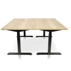 MRC PRO elektrisch ARBO zit-sta bureau - 180x80 cm robuust eiken