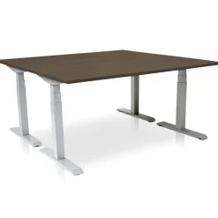 MRC PRO elektrisch ARBO zit-sta bureau - 120x80 cm - bruin eiken