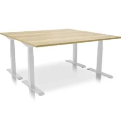 MRC PRO elektrisch ARBO zit-sta bureau 120x80 cm robuust eiken