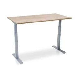 MRC PRO elektrisch ARBO zit-sta bureau - 120x80 cm - midden eiken
