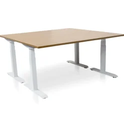 MRC PRO elektrisch ARBO zit-sta bureau - 180x80 cm - havanna
