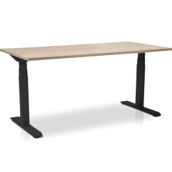 MRC PRO elektrisch ARBO zit-sta bureau - 180x80 cm - midden eiken