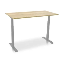 MRC PRO elektrisch ARBO zit-sta bureau - 120x80 cm robuust eiken