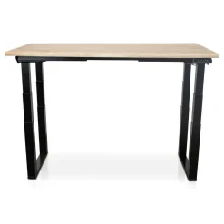 MRC PRO Solid zit-sta bureau massief boomstamblad 180x90 zwart NEN-EN527