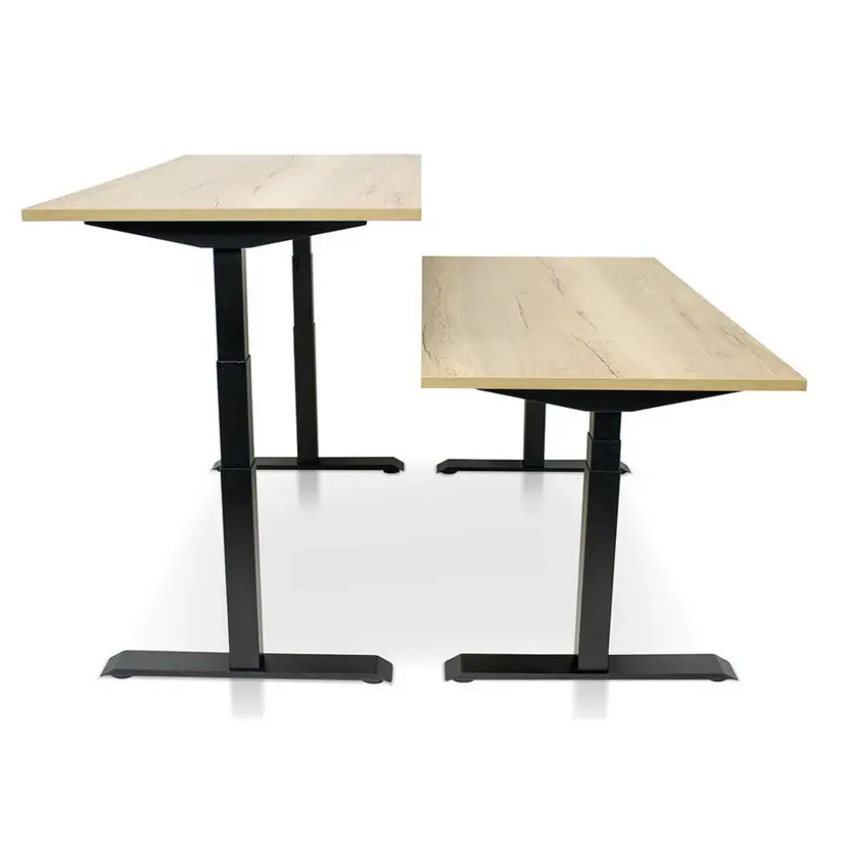 MRC PRO-L 2.0 elektrisch ARBO zit-sta bureau - 120x80 - robuust eiken