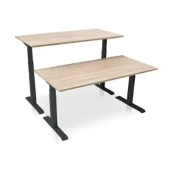 MRC PRO-L 2.0 elektrisch ARBO zit-sta bureau - 160x80 - midden eiken