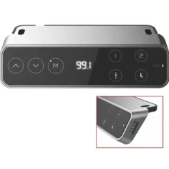 MRC PRO-L 2.0 elektrisch ARBO zit-sta bureau - 160x80 - zwart eiken