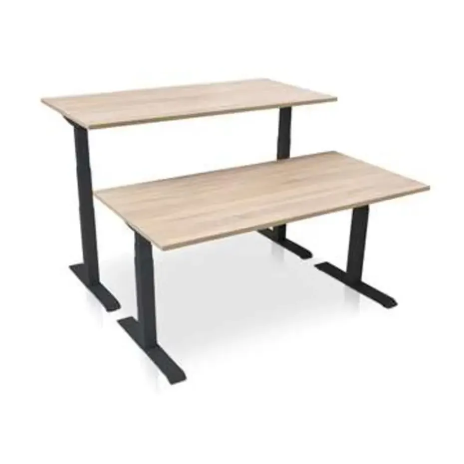 MRC PRO-L 2.0 elektrisch ARBO zit-sta bureau - 140x80 - midden eiken