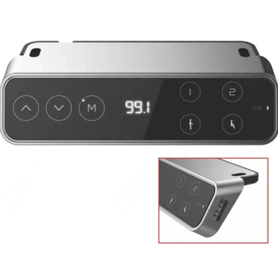 MRC PRO-L 2.0 elektrisch ARBO zit-sta bureau - 180x80 - midden eiken